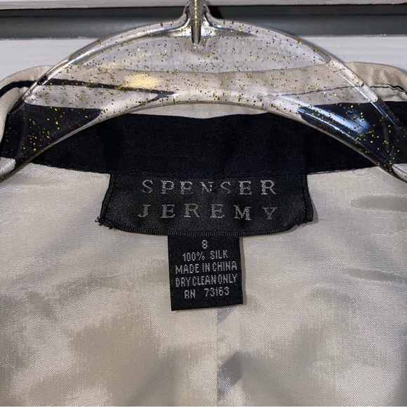 Women’s Spenser Jeremy gorgeous silk kimono tie jacket size 8 - Picture 4 of 6